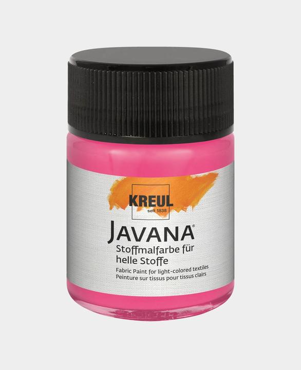 Immagine prodotto Kreul Vernice per tessuti Javana per tessuti leggeri, 50 ml (Pink, 50 ml)