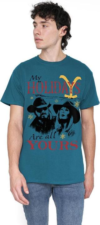 Produktbild Yellowstone My Holidays Are All Yours TShirt weihnachtliches Design (S)