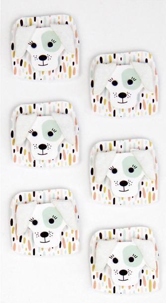 Actual product image Artoz 3D Artwork Sticker: Dog