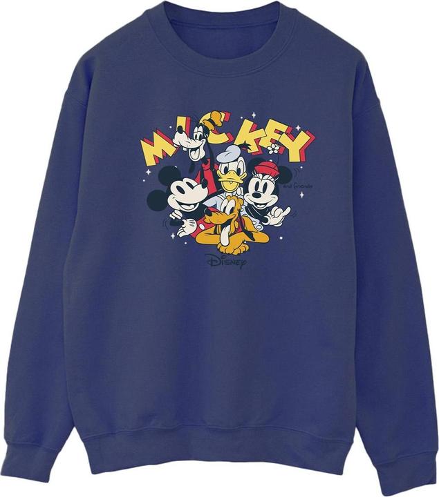 Actual product image Disney Womens/Ladies Mickey Mouse Group Sweatshirt (XXL)