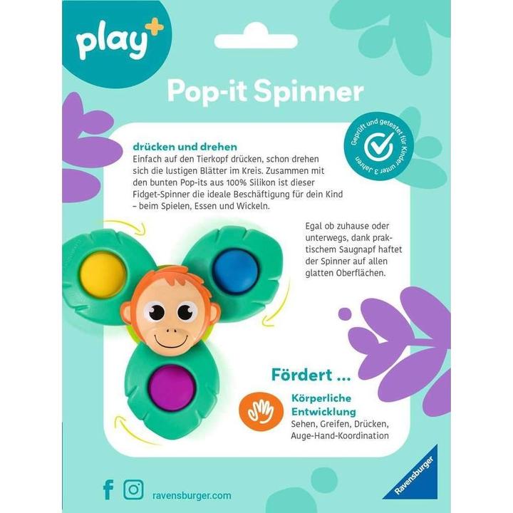 Actual product image Ravensburger Play+ Pop-it Spinner
