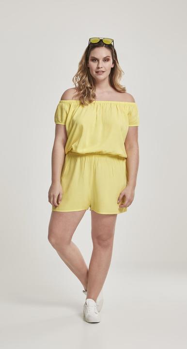 Actual product image Urban Classics Ladies Off Shoulder Short Jumpsuit (5XL)