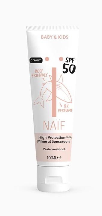 Immagine prodotto Naïf Baby & Kids Protezione solare minerale SPF50 0% Parfume, 100 ml (Crema solare, SPF 50, 100 ml, 162 g)