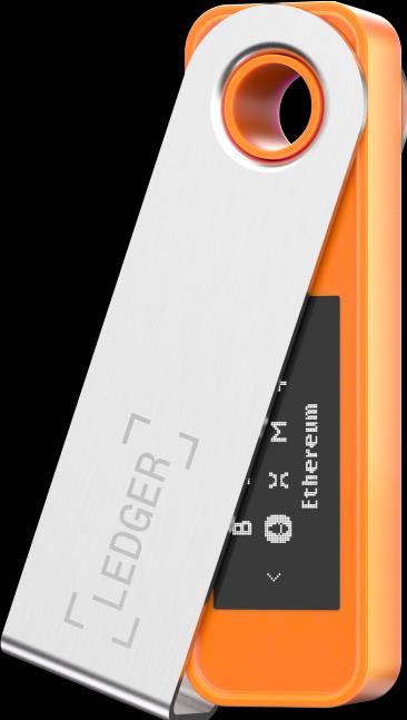 Produktbild Ledger Nano S Plus - Orange (Litecoin, Bitcoin, Dogecoin, Ethereum Classic, Dash)