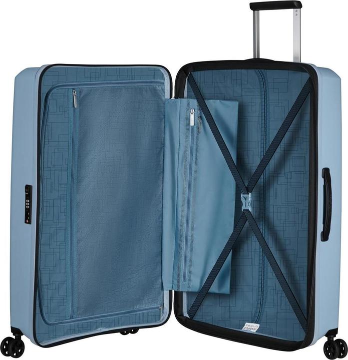 Produktbild American Tourister Reisekoffer Aerostep 101.5 L, Soho Grey (101.50 l, XL (ab 115l))
