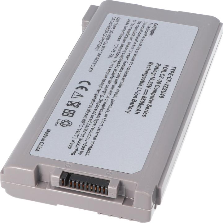 XCell Akku passend für Panasonic Toughbook CF-30 Akku VZSU46 10,65 Volt, 6600mAh (6600 mAh)