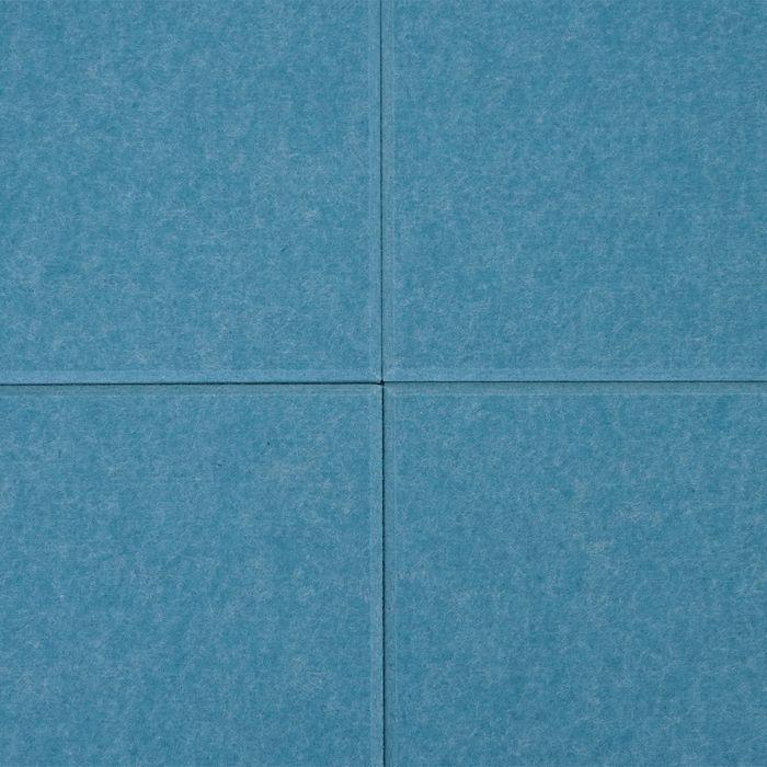 Image du produit Mendler Jeu de 4 panneaux muraux acoustiques HWC-L52, insonorisant 1m² surface 50x50cm, bleu