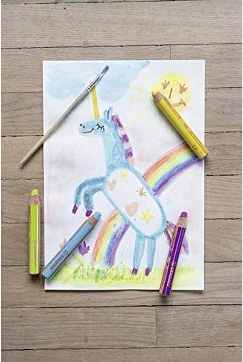 Produktbild STABILO woody 3 in 1 Buntstift mit Spitzer (Mehrfarbig, 6 x)