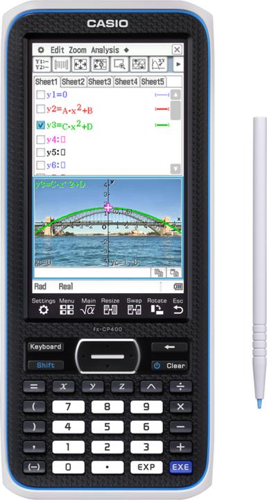 Actual product image Casio ClassPad II (Batteries)