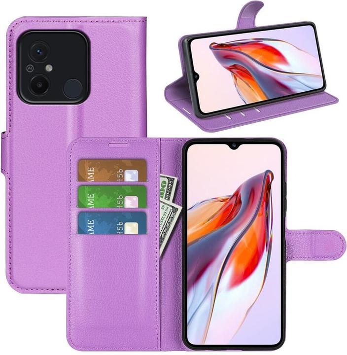 Immagine prodotto Cover-Discount Xiaomi Redmi 12C - Custodia in pelle viola (Xiaomi Redmi 12C)