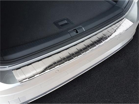 Avisa Protection du seuil de chargement en acier inoxydable pour VW Golf 7 Variant de 2017 à 2020 (Arrière)