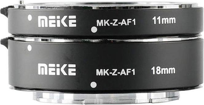 Actual product image Meike Extension ring set 11/18mm MK-Z AF1 Nikon Z