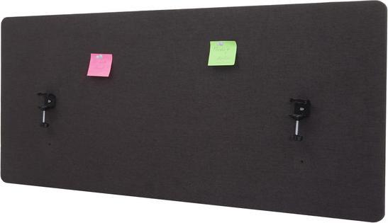 Image du produit Mendler Cloison acoustique de bureau, écran d'intimité de bureau, double paroi tissu/textile - 140x60cm (140 x 60 x 2 cm)