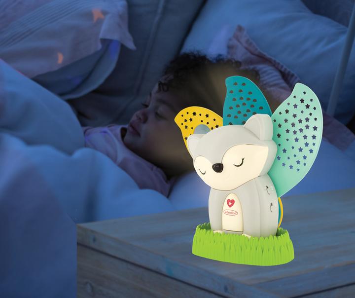 Actual product image Infantino 2-in-1 musical soothing and night light, Grey Fox