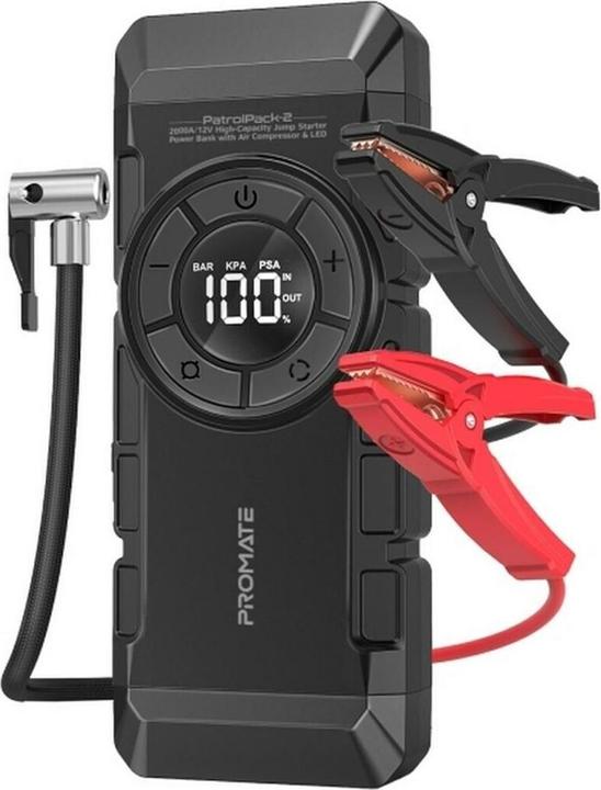 Actual product image ProMate PatrolPack-2 high-performance car jump starter (2000 A, 12000 mAh)