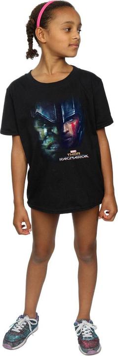 Immagine prodotto Thor Ragnarok Hulk Split Face Maglietta Ragazze (140, 146)