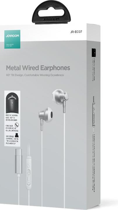 Immagine prodotto Joyroom Auricolari a filo JR-EC07, Tipo-C (Senza fili)
