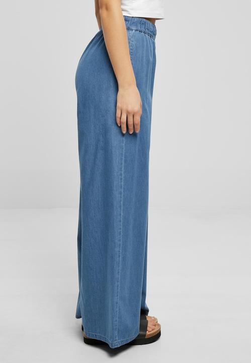 Produktbild Urban Classics Ladies Light Denim Wide Leg Pants (XL)