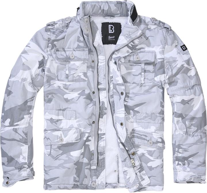 Produktbild Brandit Britannia Winter Outdoorjacke Grösse XXL Farbe Schneesturm/Tarnmuster (XXL)