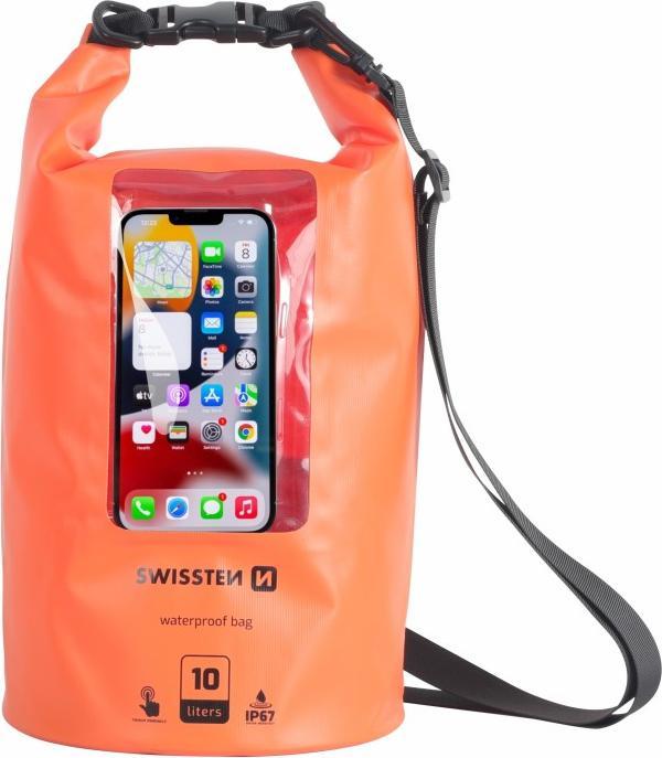 Produktbild Swissten Waterproof Case Orange (10L) (Zusätzliche Polsterung)