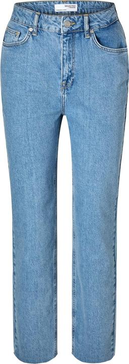 Actual product image Selected Femme High Waist Straight Fit Jeans (W26/L32)