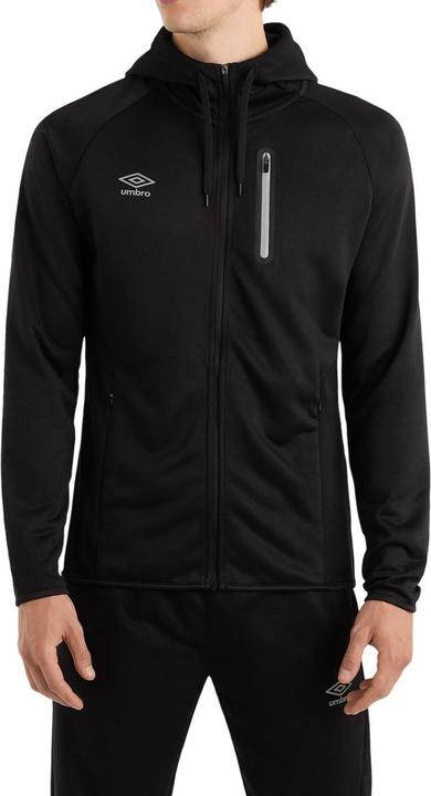 Umbro Sportswear Kapuzenpullover Durchgehender Reissverschluss Raglanärmel (S)