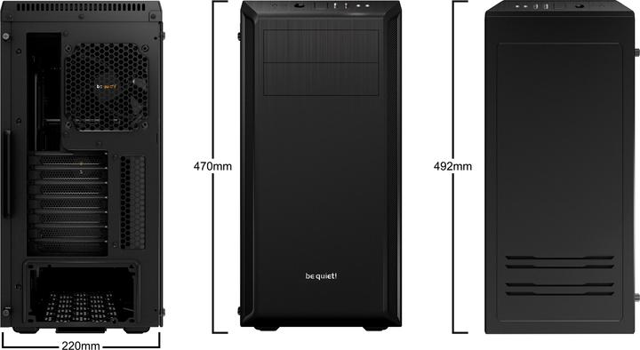 Productafbeelding be quiet! Zuivere Basis 600 (ATX, mATX, Mini-ITX)