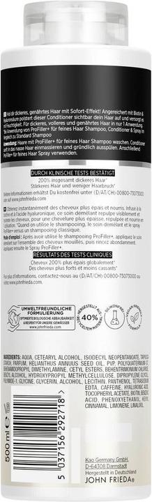 Immagine prodotto John Frieda PROFiller+ - Balsamo rinforzante (50 ml)