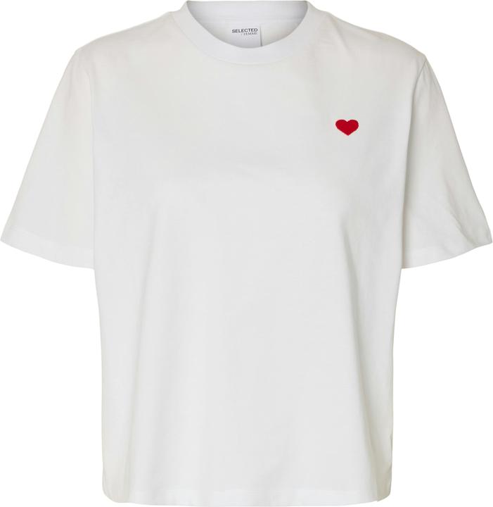 Image du produit Selected Femme Besticktes T-Shirt mit Rundhalsausschnitt (XXL)