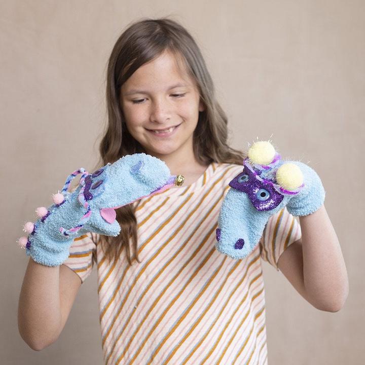 Actual product image Creativ Company Craft Kit - Decoration - Sock Monster (977668)