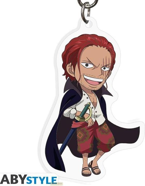 Produktbild ABYstyle ONE PIECE: RED - Acryl Keychain - Shanks X4