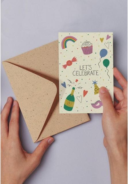 Image du produit Good Luck - Carte en papier crush (1 pcs)