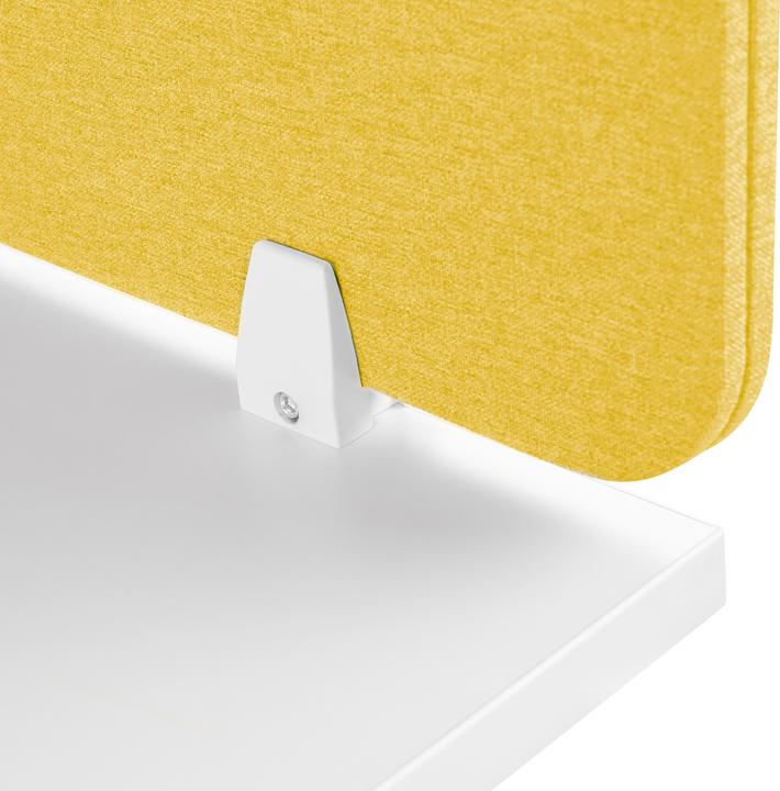 Image du produit Beliani Séparation de bureau jaune moutarde 72 x 40 cm WALLY
