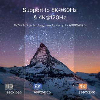 Image du produit Newell Câble HDMI - HDMI 2.1, 8K 60 Hz - 2 m, graphite (2 m, HDMI)