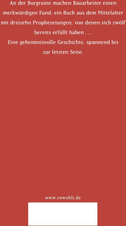 Immagine prodotto Rotfuchs Die 13. Prophezeiung (Tedesco, Valentine Ermatinger, 2024)