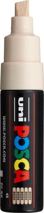 Actual product image Posca Marker PC-8K wedge tip (Beige, 8 mm, 1 x)