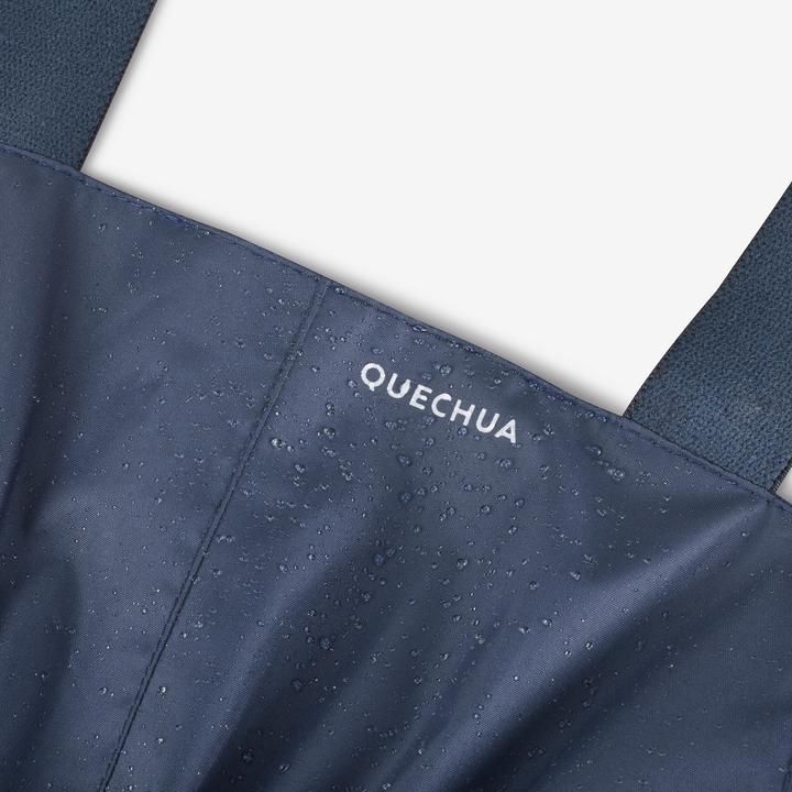 Actual product image Quechua Salopette imperméable de randonnée enfant 2-6 ans, NH100 bleu marine (5, 6)