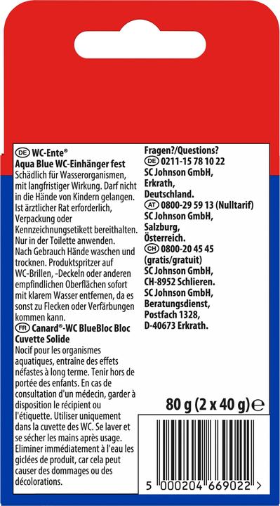 Image du produit WC-Ente Recharge Acqua Blue 4en1
