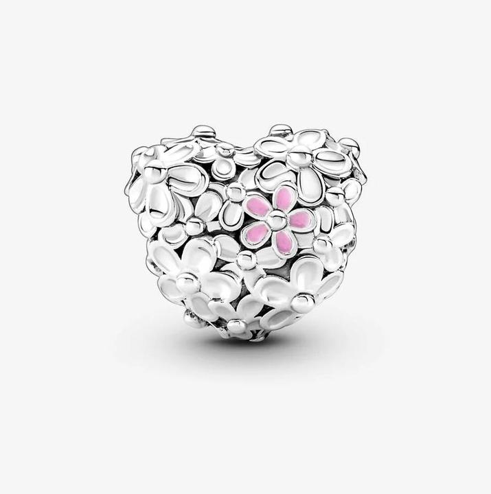 Actual product image Pandora Charm Mum Daisy Heart (Sterling silver 925)