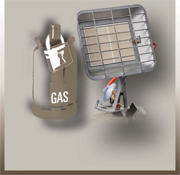 Actual product image Einhell GS 4400 P gas radiant heater (4400 W)