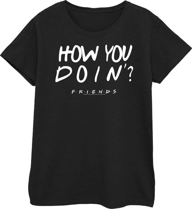 Produktbild Friends How You Doin? Boyfriend Fit TShirt (L)