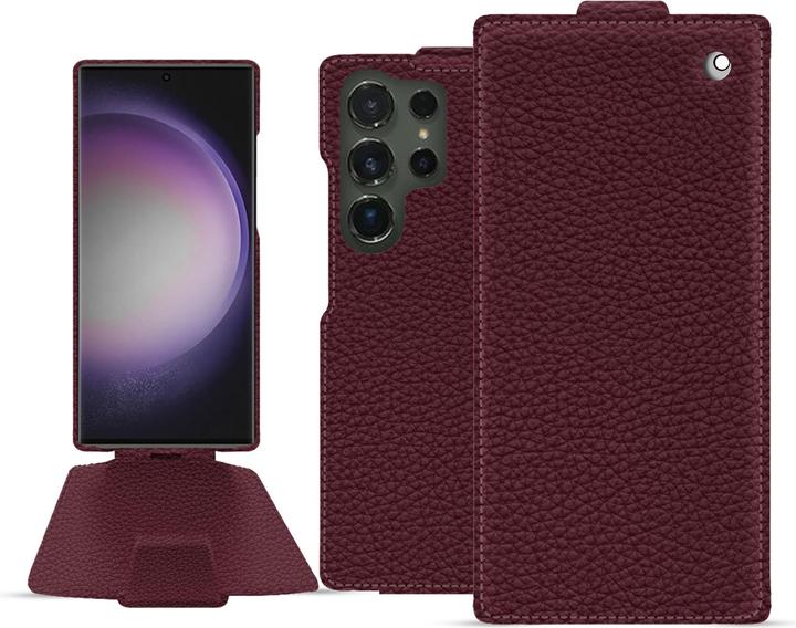 Actual product image Noreve Vertical leather shell (Samsung Galaxy S24 Ultra)