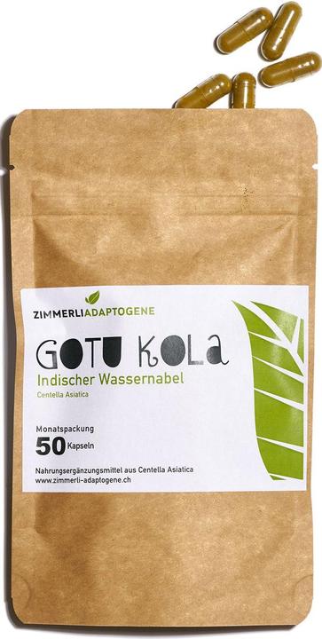 Produktbild Zimmerli Adaptogene Gotu Kola Kapseln 50 Kapseln (1 Stück, Kapseln, 25 g)