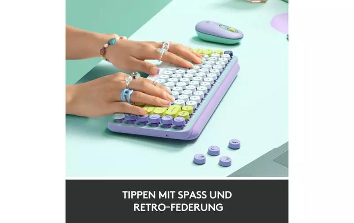 Immagine prodotto Logitech POP Keys (CH, Senza fili)