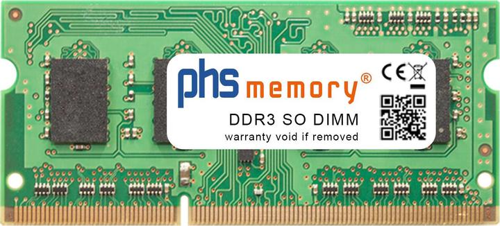 Image du produit PHS-memory 2Go de mémoire RAM pour Asus Eee PC R011PX DDR3 SO DIMM 1333MHz PC3-10600S (Asus Eee PC R011PX, 1 x 2GB)