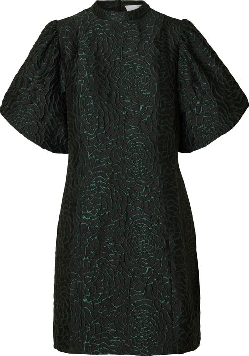 Selected Femme Slfsiv-Vilma Ss Short Jacquard Dress D2