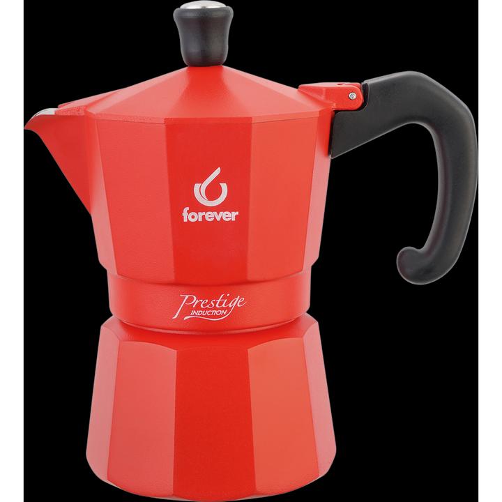 Produktbild Forever Kaffeezubereiter Moka Prestige Induktion 6 Tassen (6 T.)