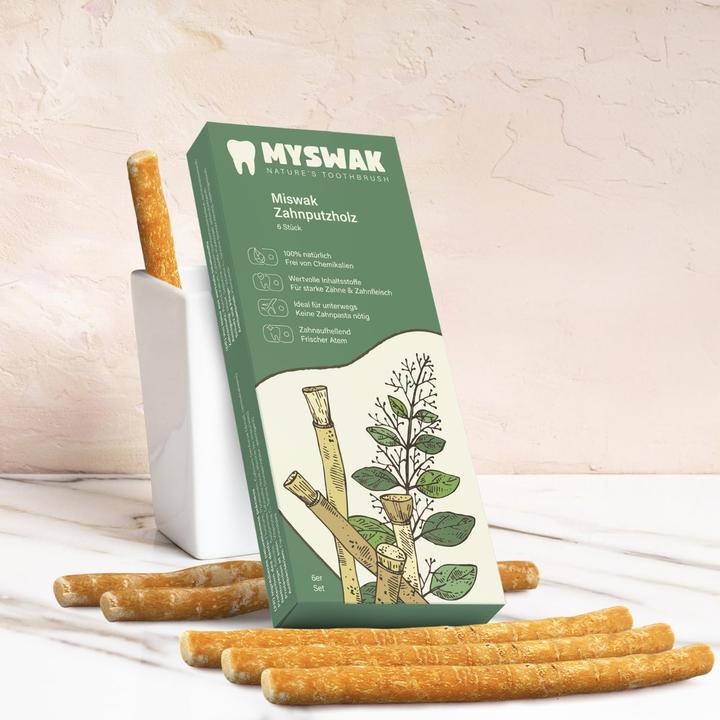 Immagine prodotto Miswak Spazzolino da denti in legno (6 x)