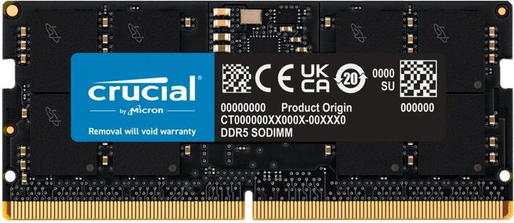 Image du produit Crucial SORAM D5 5600 24 Go CL46 (1 x 24 Go, 5600 MHz, RAM DDR5, SO-DIMM)