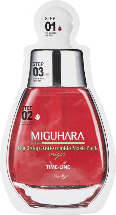 Miguhara Big 3 step anti-wrinkle mask pack origin